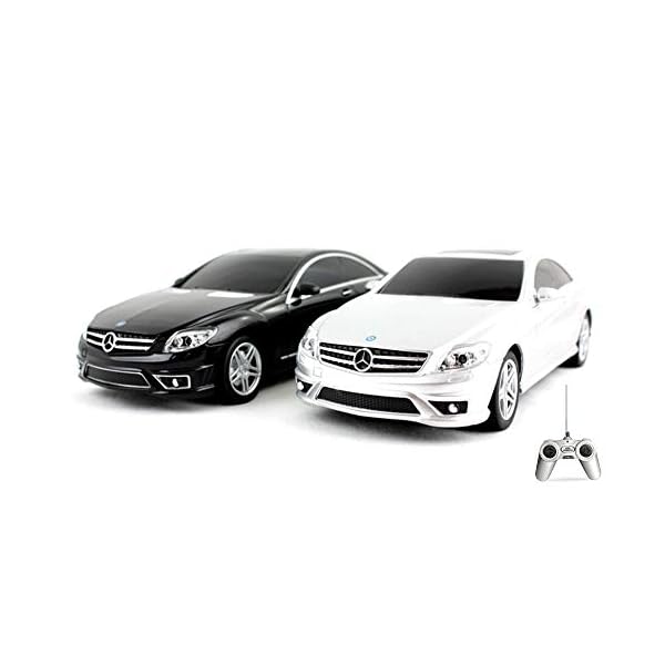 Unbekannt Mercedes-Benz CL 63 AMG - RC ferngesteuertes Lizenz-Fahrzeug im Original-Design, Modell-Maßstab 1:24 Auto inkl…