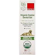 RADIUS USDA Organic Canine Pet Toothpaste 1 Unit, 3 oz, Non Toxic Toothpaste for Dogs, Designed to Clean Teeth and Help Prevent Tartar and Remove Plaque, Xylitol Free