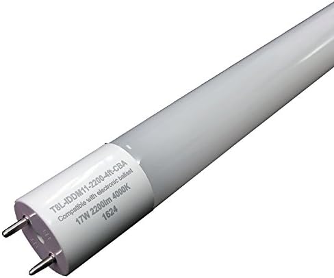 17W 4ft LED Tube Glass housing 2200Lm T8 base G5 4000K Frosted lens Double End Powered UL &amp; DLC Plug &amp; Play BALLAST COMPATIBLE