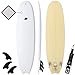SBBC - 6’8 Soft Top Surfboard - || 6ft 8in Casper || - Fun Performance Hybrid Foam Surfboards | Great Surf Boards for All Surfing Skill Levels