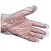 Kinglake Disposable Clear Plastic Gloves, 500 PCS, High Density Polyethylene, One Size Fits Most, Food Handling Gloves, 0.4g/1 Pcs