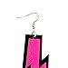 ZeroShop Women Fashion Retro Neon Lightning Earrings