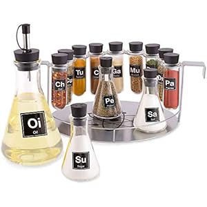 Wink Chemist’s Spice Rack, 14 Piece Chemistry Spice Rack Set