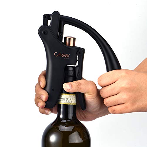 CHEER MODA Screwpull Levers Professional Compact Vertical Corkscrew