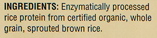 Nutribiotic Organic Rice Protein, Plain, 3 Pound
