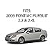 Catalytic Converter Replacement | 2005-2007 Chevy Cobalt and HHR | 2007 Pontiac G5, 2005-2006 Pursuit | 2005-2007 Saturn Ion | 2.2L & 2.4L Direct Fit Gaskets and Bolts Included