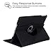 New Case for iPad 9.7 inch 2018 2017/ iPad Air 2 Case - 360 Degree Rotating Stand Protective Cover Smart Case with Auto Sleep/Wake for Apple iPad 5th/6th Generation (Black)