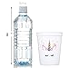 MISS FANTASY Unicorn Cups Unicorn Party Favors Supplies Unicorn Cups for Kids Unicorn Birthday Keepsake Cups for Girls Magic Unicorn Party Plastic Cups 12 OZ White(Pack of 12)