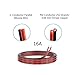 16 Gauge Silicone Electric Wire, EvZ 33ft 16AWG Flexible 2 Conductor Parallel Cable, 2pin Red Black, High Temperature Resistant, Single Color LED Strip Extension