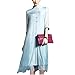 Itopfox Women Half Sleeve Gradient Chinese Collar Qipao Midi Dress