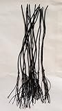 Bullwhip Replacement BLACK Nylon String Popper Cracker Professional Grade and Length Nylon for Bull Whip (14 pieces) #FP5