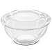 32 Ounce Clear Plastic Disposable Salad Containers with Lids in Bulk for a Fresh Airtight Seal, Portable Serving Bowl Set for Meal Prep & Preserve Freshness 25 Pack by NYHI Direct