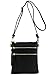 Isabelle Functional Multi Pocket Crossbody Bag (Black)