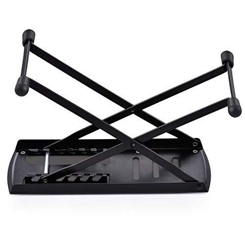 Donner Guitar Foot Stool Height Adjustable Guitar Foot Rest Footstool Black For Classical Guitar - Thumbnail 2