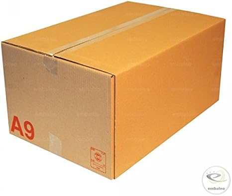 Lot de 10 Carton emballage double cannelure 60x40x30: Amazon.es: Oficina y papelería