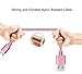 COCOFU (3Pack) Micro USB Cable, 3/6/10FT Extra Long Nylon Braided Universal Micro USB Charger High Speed Sync&Charge Cord Wire for Android, Samsung, HTC, Motorola,Sony,LG,Tablet and More (Rose)