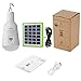 LightMe Portable Solar Led Light Bulb, 7W E27 Base Charged Solar Energy Lamp Rechargeable Emergency Lights for Outdoor Indoor Camping Tent Lighting (White-7W)