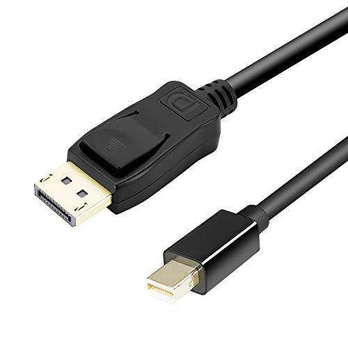 Mini DisplayPort to DisplayPort 6 Feet Cable, Benfei Mini DP(Thunderbolt Compatible) to DP Male to Male Cable Gold-Plated Cord, Supports Supports 4K@60Hz, 2K@144Hz
