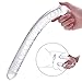 MATATA Dildo Adult Toy for Lesbian, 13.2 Inch Double Sided Dildo for Women Waterproof Flexible Double Dong with Curved Shaft for Vaginal G-spot and Anal Play