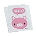 Mallom(TM) Cute Room Window Wall Decorating Switch Vinyl Decal Sticker Decor Cartoon (Pink Pig)