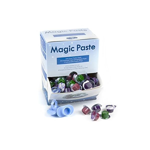 Prophy Magic 261-200 Prophy Paste, Mint, Medium, 6" Height, 3" Width, 4" Length (Pack of 200)