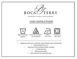 Boca Terry Spa Wrap, Waffle Bath Wraps for