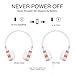 Bluetooth Headphones with Mic, Picun HiFi Stereo Wireless Headphones Lightweight Headset with 8 Hrs Playtime, Foldable, Protein Earmuffs for Kids Adults PC TV Cellphone Workout (Rose Gold)thumb 3