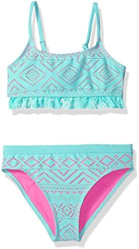 Angel Beach Big Girls' Swim Rachel Crochet Bikini Set, Mnt, 12