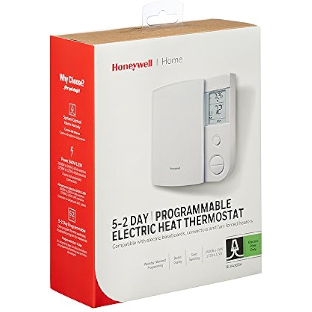 Honeywell RLV4305A1000/E1 Rlv4305A1000/E 52 Day Programmable