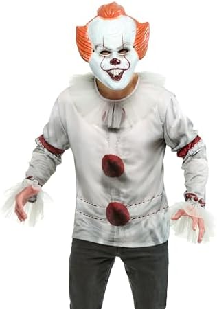 Amazon.com: IT Movie: Pennywise Latex Overhead Mask for Adults by