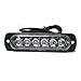 VSLED Universal 6-LED Red/White Light 16-Flashing Mode Car Truck Warning Caution Emergency Construction Strobe LED LightBar