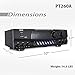 Pyle 200W Home Audio Power Amplifier – Stereo Receiver w/ AM FM Tuner, 2 Microphone Input w/ Echo for Karaoke, Great Addition to Your Home Entertainment Speaker System – PT260A (Renewed)thumb 3