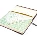 Orca Pad Hardcover Bullet Journal w/ 3 Stencils (A5) Dual-Sided Dotted Grid 120 gsm Paper, Inner Storage Pocket, 2 Bookmarks | Portable, Travel Elastic Closure and Pen Loop | Work, Home, Art Notebook