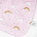 Care Bears Lovey Blanket with Pacifier Loop, Cheer Bear - Pink