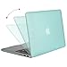 MOSISO Plastic Hard Shell Case & Keyboard Cover & Screen Protector Only Compatible with MacBook Pro Retina 15 inch (Model: A1398, Older Version Release 2015 - end 2012), Mint Green