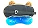 Geartist GEM01 Adjustable Eye Mask for Sleeping Fluff Sleep Eyeshade Blindfold for Lovers Kids, Including Ice bag, Great for Travel in Car/train/plane, Meditation, Migraines, Napping
