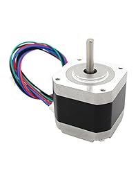 iverntech NEMA 17 Motor Paso a Paso bipolar 1.5 A 400 mN. m 2 Fase 4 Cables 1.8 Deg para impresora 3d o CNC Máquina