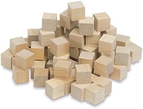 small wooden blocks for crafting
