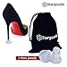 Stargoods Heart Shaped High Heel Protectors for Shoes, Clear - Set of 3 (Small)