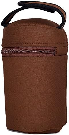 Insulated Bottle Tote Bags-Great For Bottle Feeding, Toddler Cups, Sports Drinks, Water Bottles, And Snacks Containers- Brown