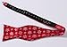 HISDERN Men's Christmas Woven Party Self Bow Tie Pocket Square Set