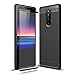 Olixar for Sony Xperia 1 Case with Screen Protector - 360 Full Body Coverage Hard PC - Dual Layer Rugged Heavy Duty Cover - Shockproof Tempered Glass - Sentinel - Black