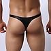 BeautyVan Hot Sale！ Men Shorts, Fashion Design Hot Sexy Men's Thongs G-String Underwear Leather Jockstrap Trunks (L, Black ~2)