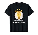 Toy us tshirt r for us who love toys. crying giraffe tee