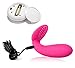 USB Charge Female Soft Silicone Vibrator Body SPA Relaxation Massager for Muscle Aches Waterproof Portable Wearable Wireless Remote Control Vibrating Exercise