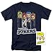 Popfunk Impractical Jokers TruTV Cast T Shirt & Stickers (X-Large) Navy