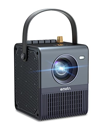 Emotn H1 Mini Projector, Native 1080P, 250 ANSI