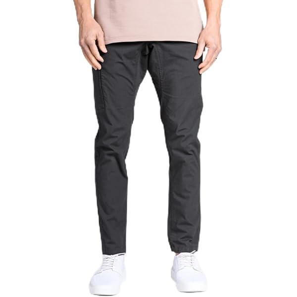 ZeroXposur Mens Stretch Hiking Travel Pants with Side Zipper