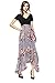 Joy EnvyLand Women V Neck Tunic Floral Chiffon Evening Party Maxi Swing Dress