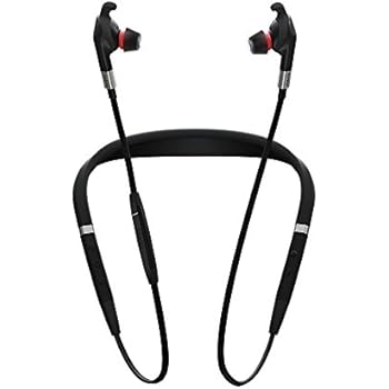 Jabra Evolve 75e UC Bluetooth In-Ear Noise-Cancelling Earbuds with Mic - Retail Packaging - Black